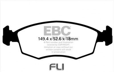 EBC DP22142 Greenstuff Remblokken