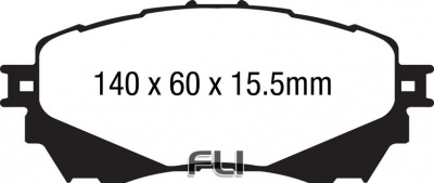 EBC DP22170 Greenstuff Remblokken