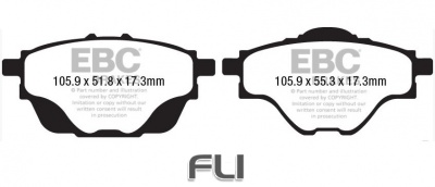 EBC DP22197 Greenstuff Remblokken