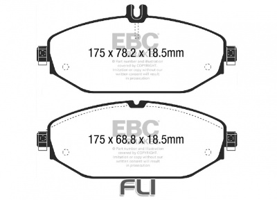 EBC DP22214 Greenstuff Remblokken