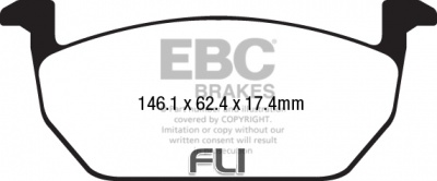 EBC DP22225 Greenstuff Remblokken