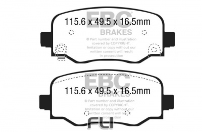 EBC DP22237 Greenstuff Remblokken