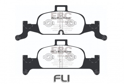EBC DP22290 Greenstuff Remblokken