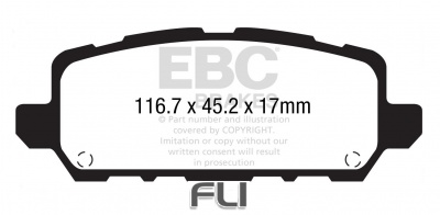 EBC DP22291 Greenstuff Remblokken