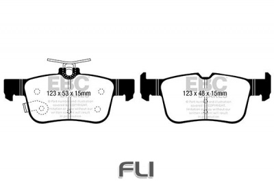 EBC DP22300 Greenstuff Remblokken