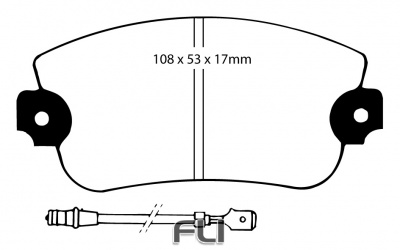 EBC DP2230 Greenstuff Remblokken