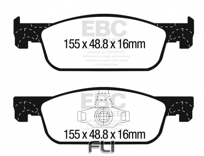 EBC DP22312 GREENSTUFF REMBLOKKEN