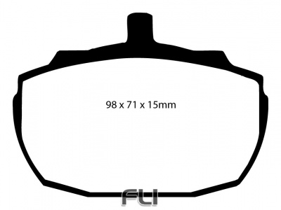 EBC DP2243 Greenstuff Remblokken