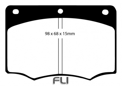 EBC DP2296 Greenstuff Remblokken