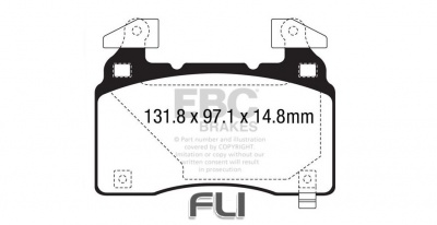 EBC DP23028 Greenstuff Remblokken