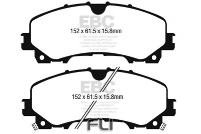 EBC DP23036 Greenstuff Remblokken