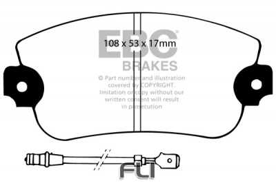 EBC DP230 standaard Remblokken