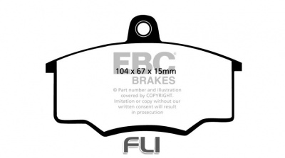 EBC DP2310_2 Greenstuff Remblokken