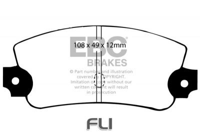 EBC DP231 standaard Remblokken