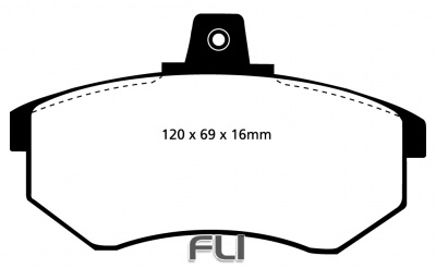 EBC DP2369_2 Greenstuff Remblokken