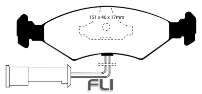 EBC DP2389 Greenstuff Remblokken