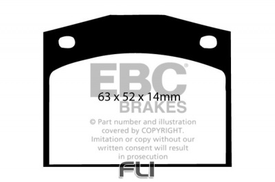 EBC DP238 standaard Remblokken