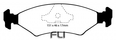 EBC DP2415 Greenstuff Remblokken