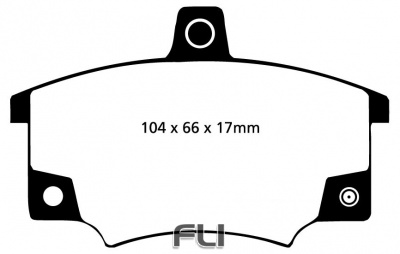 EBC DP2420_2 Greenstuff Remblokken