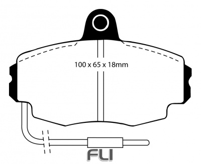 EBC DP2426 Greenstuff Remblokken