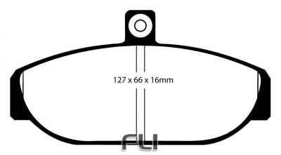 EBC DP2435 Greenstuff Remblokken