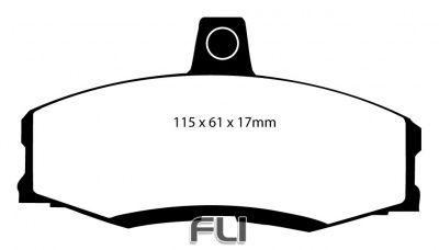 EBC DP2438 Greenstuff Remblokken