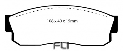 EBC DP2452 Greenstuff Remblokken