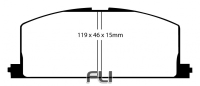 EBC DP2453 Greenstuff Remblokken