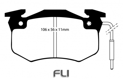 EBC DP2458_2 Greenstuff Remblokken