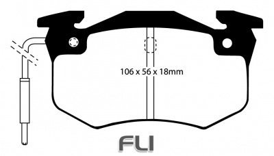 EBC DP2458 Greenstuff Remblokken