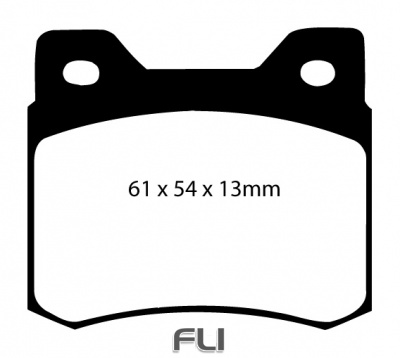 EBC DP2464 Greenstuff Remblokken