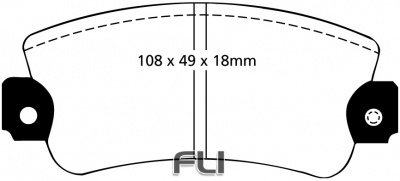 EBC DP2485 Greenstuff Remblokken