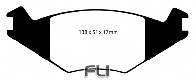 EBC DP2515 Greenstuff Remblokken
