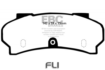EBC DP252 standaard Remblokken