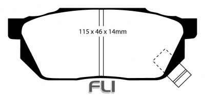 EBC DP2570 Greenstuff Remblokken