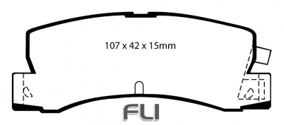 EBC DP2629 Greenstuff Remblokken