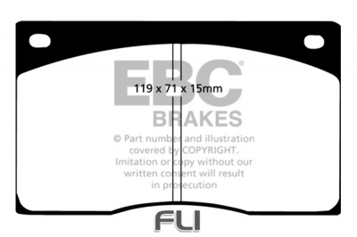 EBC DP262 standaard Remblokken