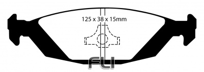 EBC DP2635 Greenstuff Remblokken