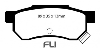 EBC DP2642_2 Greenstuff Remblokken