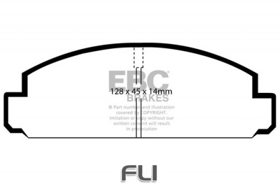 EBC DP264 standaard Remblokken