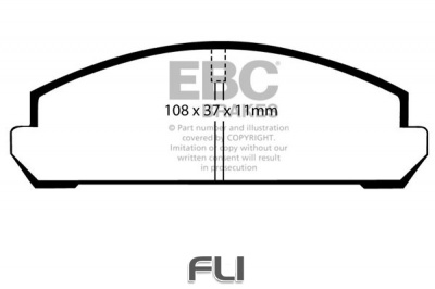 EBC DP265 standaard Remblokken