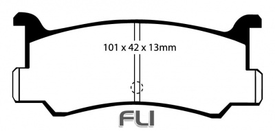 EBC DP2673 Greenstuff Remblokken