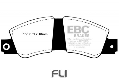 EBC DP267 standaard Remblokken