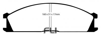 EBC DP2691 Greenstuff Remblokken