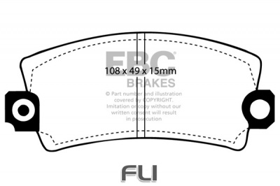EBC DP269 standaard Remblokken
