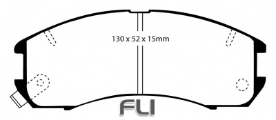EBC DP2705 Greenstuff Remblokken