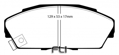 EBC DP2719_2 Greenstuff Remblokken
