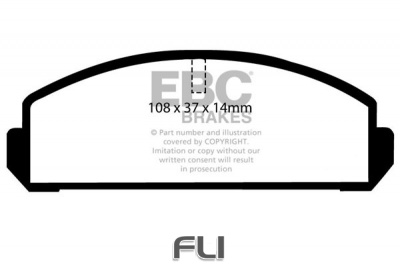 EBC DP271 standaard Remblokken