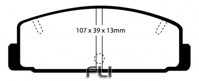 EBC DP2729 Greenstuff Remblokken