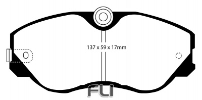 EBC DP2736 Greenstuff Remblokken